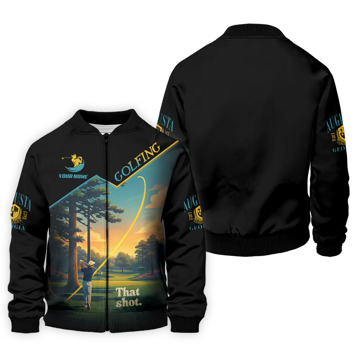 That Shot Augusta Georgia Golf Tournament Golf Shirts For Men, Performance Golf Shirt, Polo ShirtFor Men