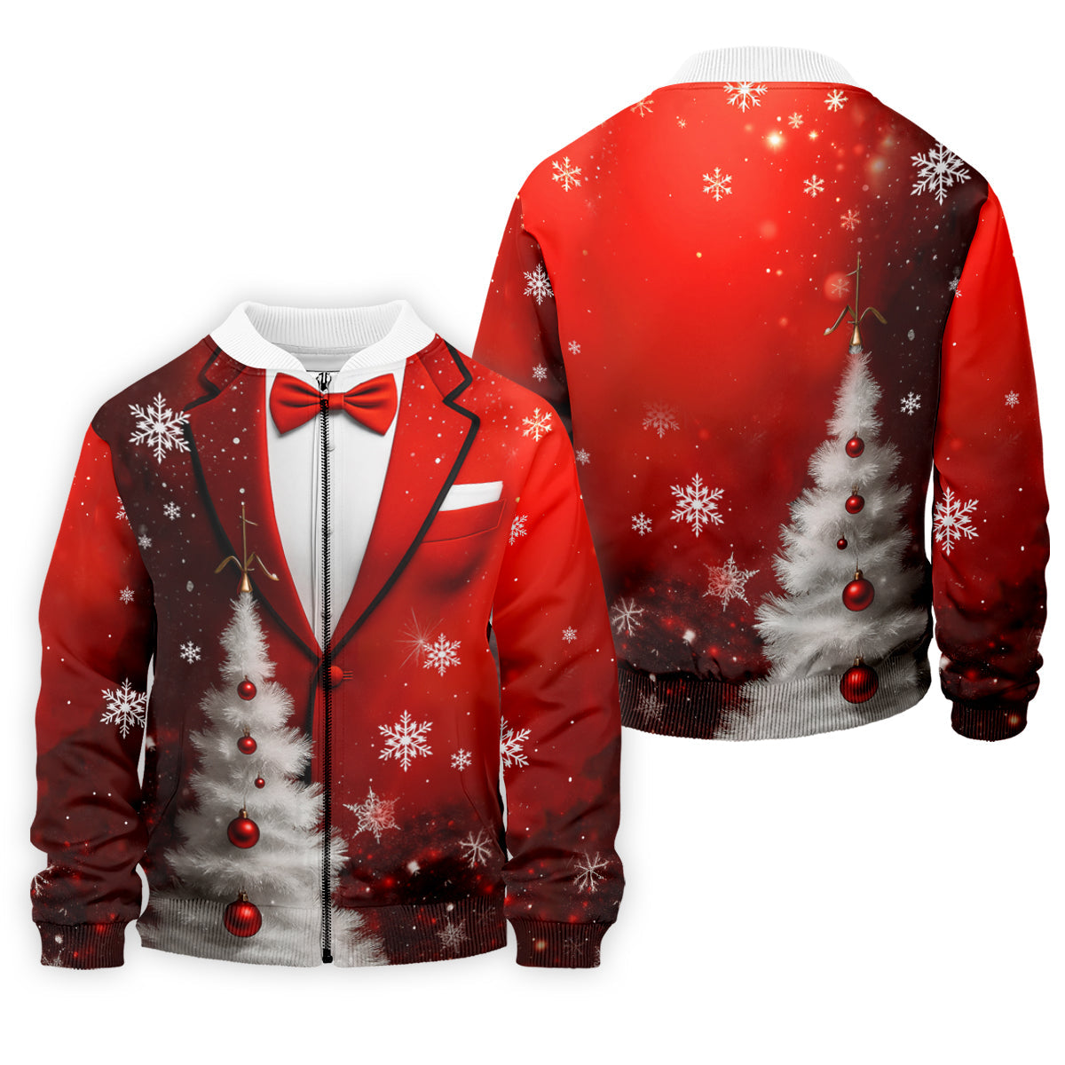 Snow Pine Tree Black And Red Christmas Men's Golf Polo Shirtristmas Golf Shirt, Golf Gift For Men