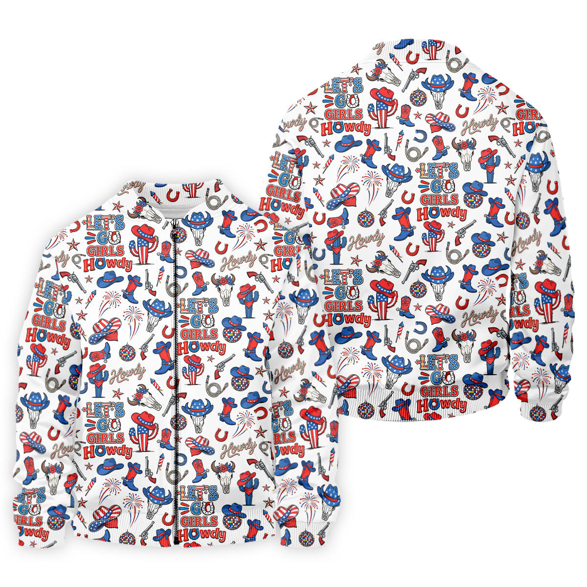Let's Go Girl Howdy 250th Anniversary Western Cowboy Patriotic 4th Of July Golf Shirt, Golf Shirts For Men