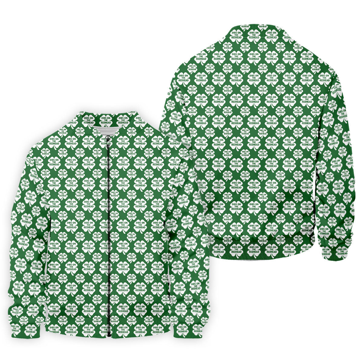 Dibs On The Redhead Lucky Four Leaf Clover St Patrick's Day Golf Shirt, Polo ShirtFor Men, Golf Shirts For Men