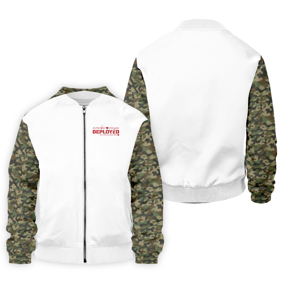 Remember Everyone Deployed Camo White Patriotic 4th Of July Golf Shirt, 250th Anniversary Golf Shirts For Men