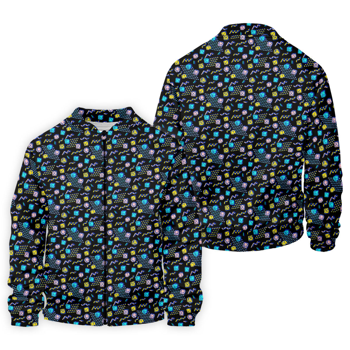 90s Dice Memphis Style Black Golf Shirt, Cute Golf Shirt, Polo ShirtFor Men, Golf Shirts For Men