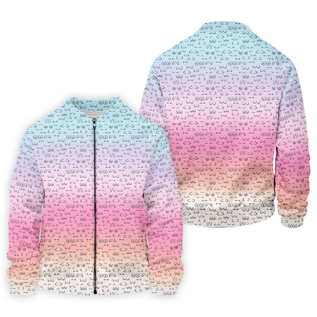 Funny Adult Humor Ombre Golf Shirt, Fun Men's Golf Polos, Polo ShirtFor Men, Golf Gift For Him