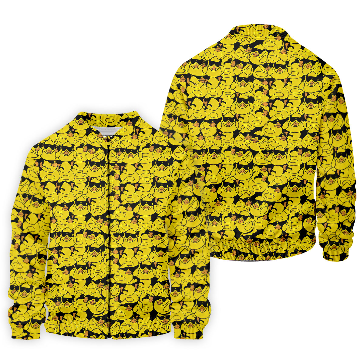 Yellow Sunglasses Rubber Duck Hawaiian Golf Shirt, Hawaiian Golf Shirt, Mens Golf Shirts, Golf Apparel For Men