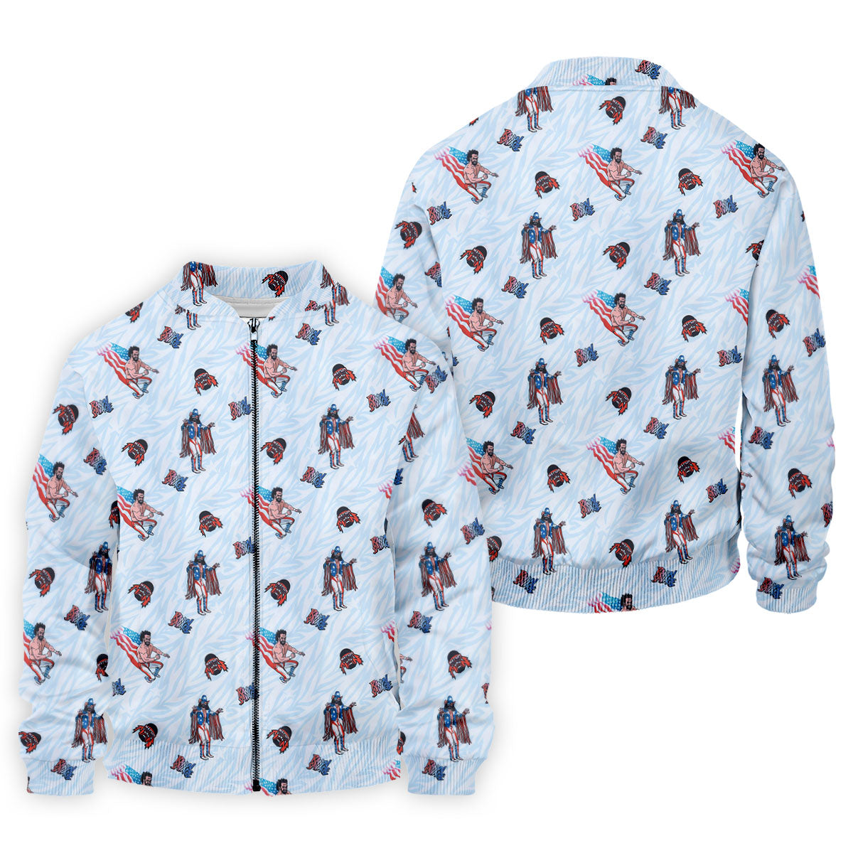 Randy Savage Patriotic Golf Shirt, Macho Man Golf Polo, Mens Golf Apparel