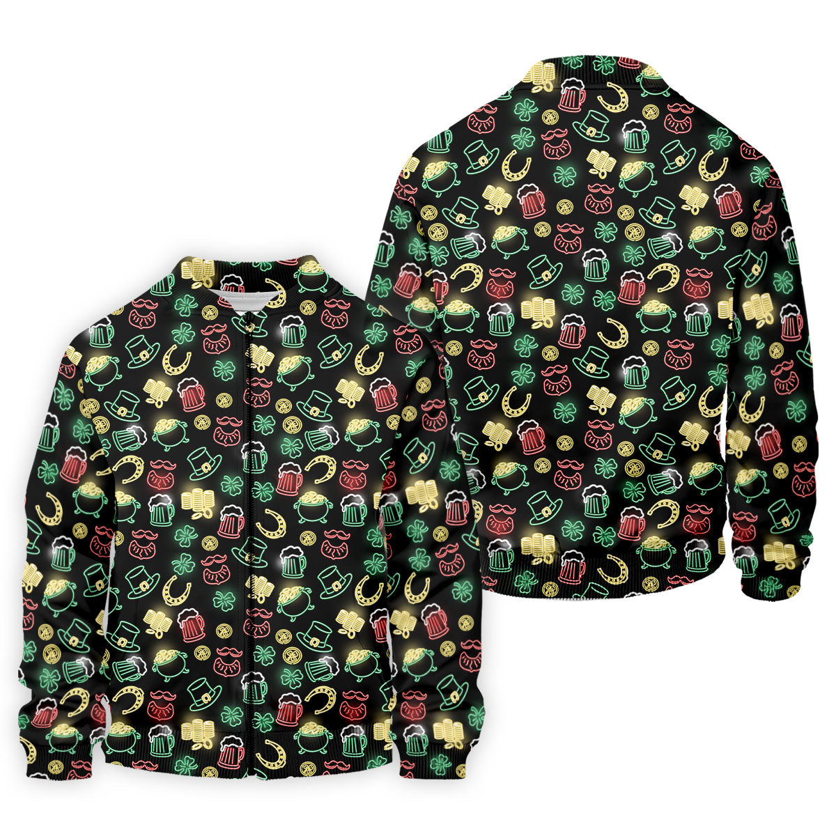 Leprechaun Hats Gold Coins Pot St Patrick's Day Shamrock Golf Shirt, Polo ShirtFor Men, Golf Shirts For Men