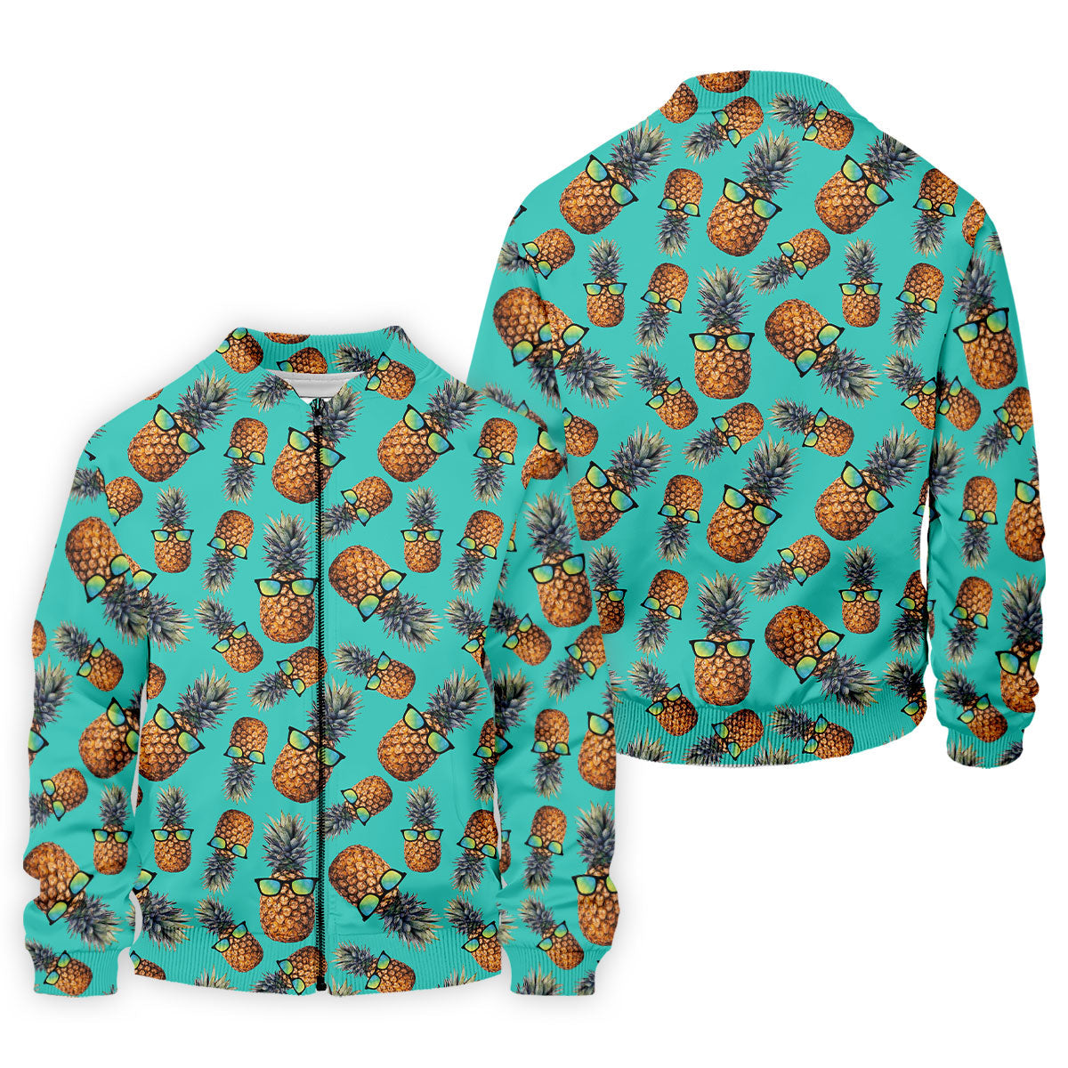 Cool Pineapple Tropical Theme Hawaiian Golf Shirt, Polo Shirtor Men, Golfing Apparel