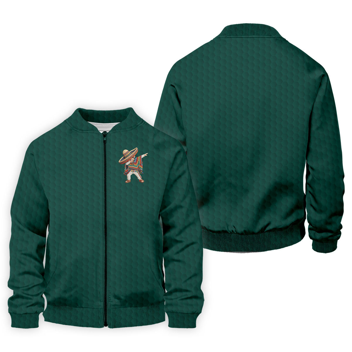Cinco De Mayo Celebration Golf Ball Pattern Green Golf Shirt, Polo Shirtor Men