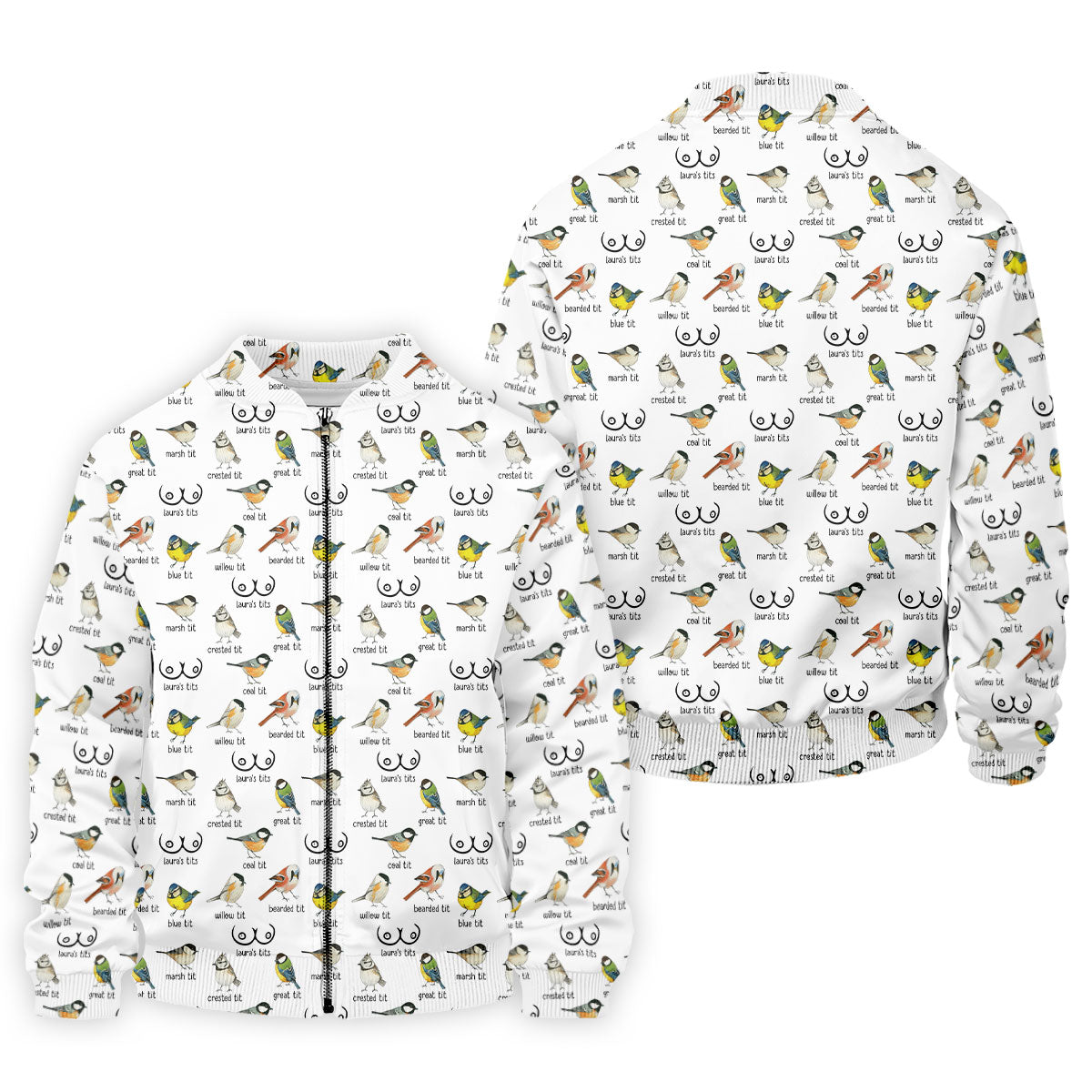 Funny Birds Adult Humor Men's Golf Shirts, Men's Funny Golf Shirts, Polo Shirt Men