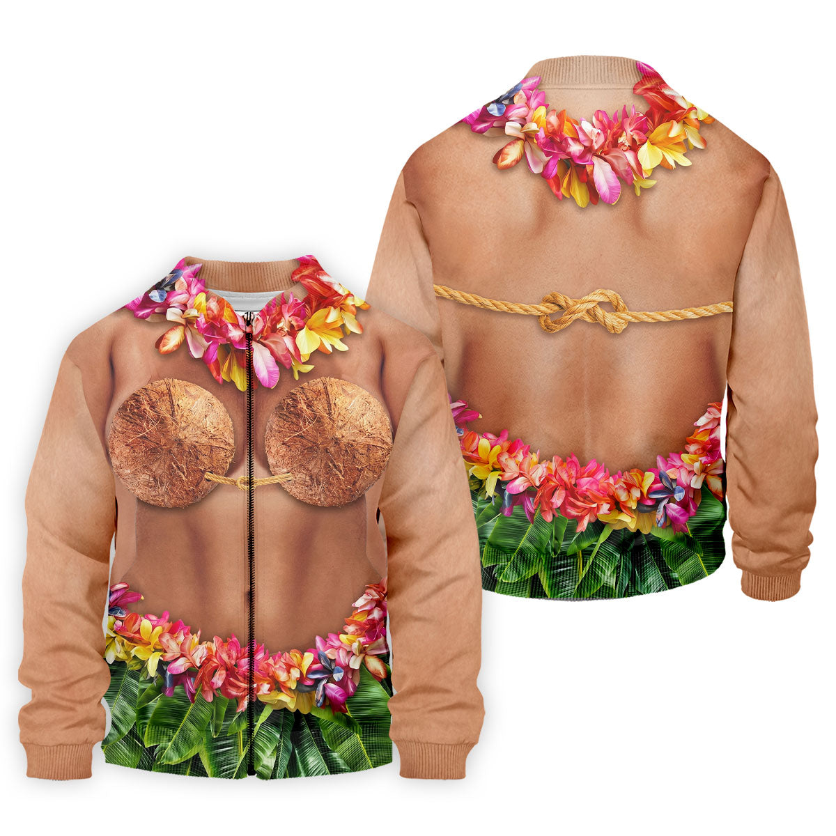 Tropical Theme Party Hawaiian Golf Shirt, Men's Funny Golf Shirts, Polo Shirt Men
