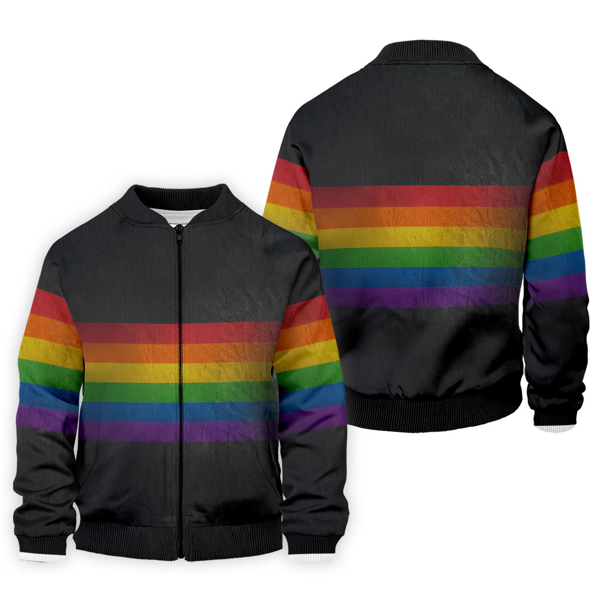 Pride Rainbow Flag Retro Golf Shirt, LGBTQ Month Polo Shirtor Men, Golf Shirts For Men