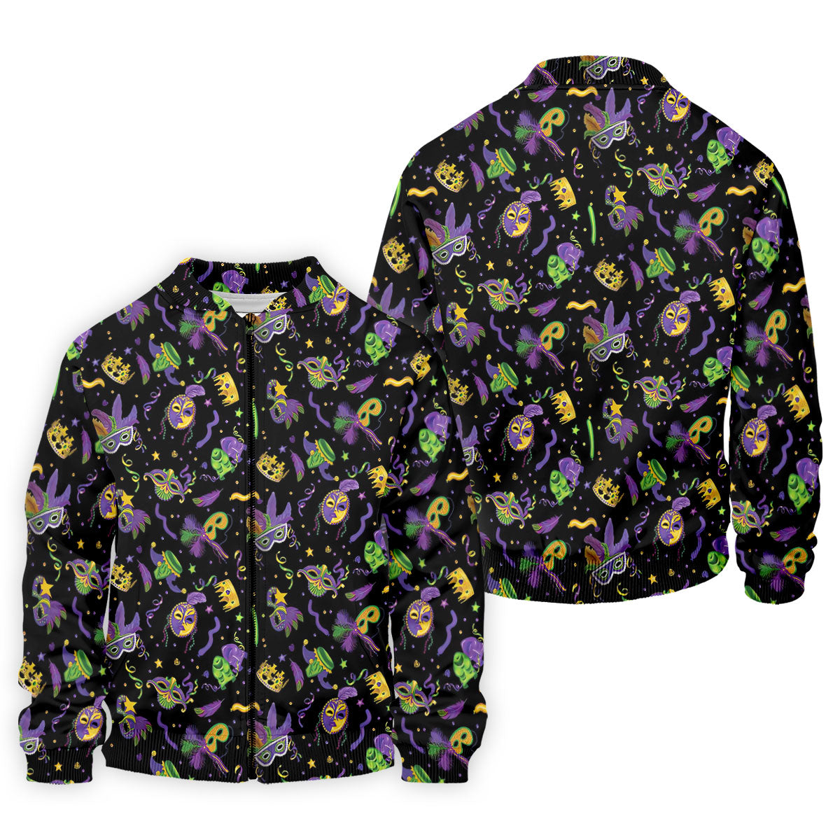 Mardi Gras Golf Golf Polo Shirt Mardi Gras Black Golf Shirt, Golf Tops For Men
