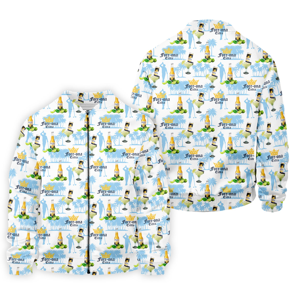 Fore-ona Extra Find Your Fairway Golfer Beer Men's Funny Golf Shirts, Golf Shirts For Men