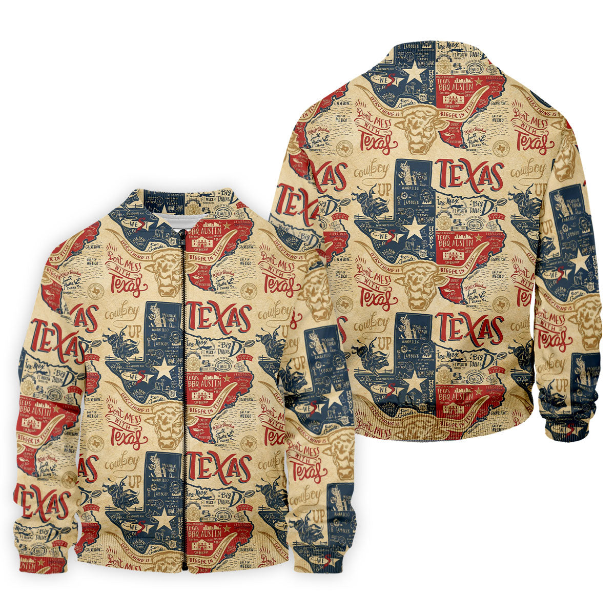 Don't Mess With Texas Western Theme Old West Golf Tops For Men, Polo Shirt Men, Golf Shirts For Men