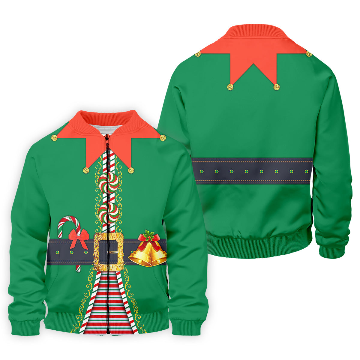 Funny Christmas Elf Golf Tops For Men, Christmas Golf Shirt, Polo ShirtFor Men, Christmas Golf Shirt