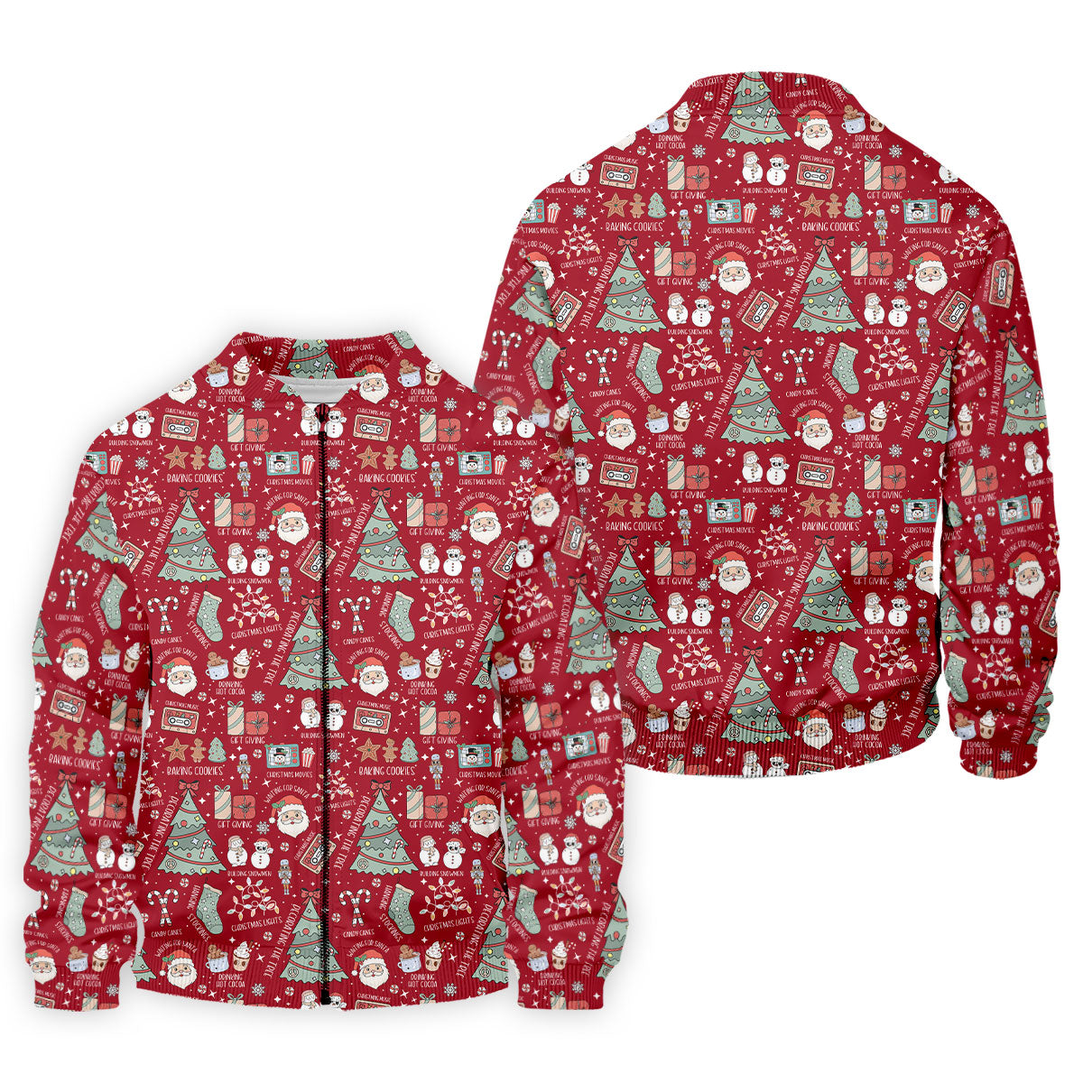 Tis The Season Santa Claus Gift Red Men's Golf Polo Shirttmas Golf Shirt, Polo Shirt Men