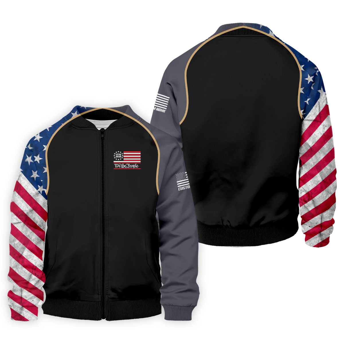 1776-2026 We The People 4th Of July Golf Shirt, Patriotic Golf Shirt, 250 Years Of America Golf Shirts For Men