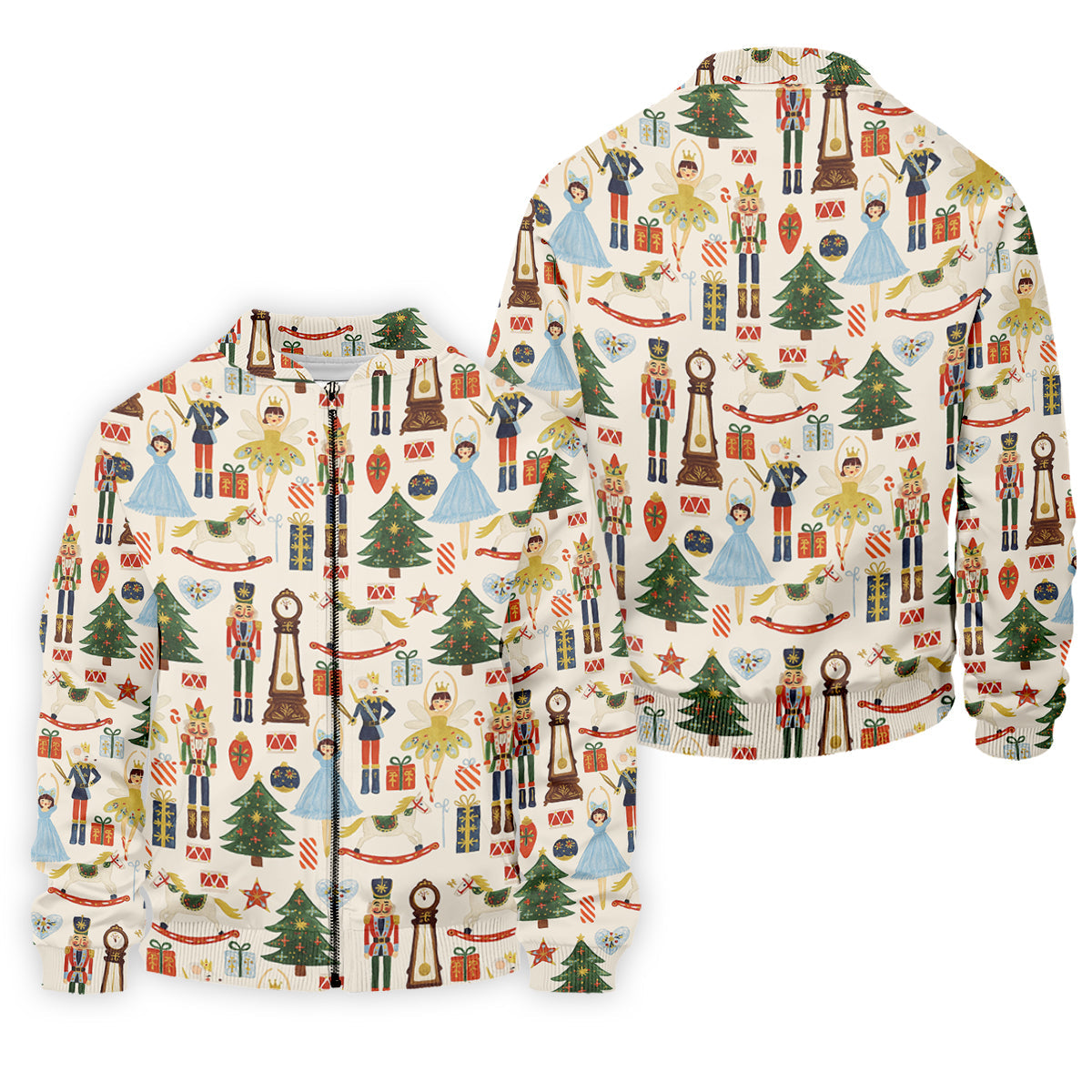 Vintage Nutcracker Christmas Golf Shirt, Men's Golf Polo Shirte Golf Outfit, Golf Gift For Men