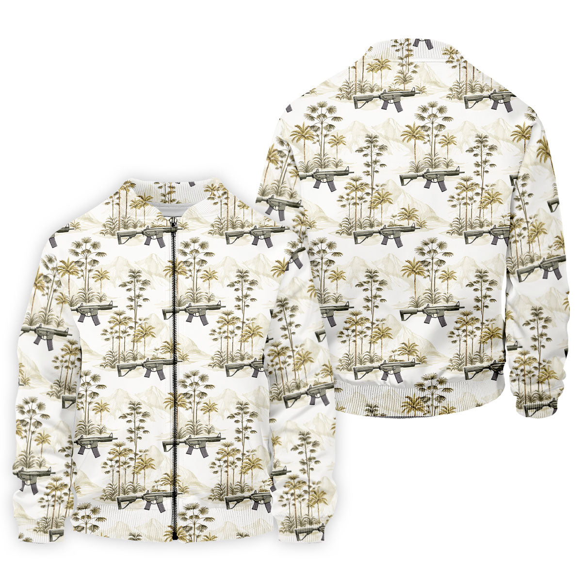 Military Theme Hawaiian Golf Shirt, Cool Golf Shirt, Golf Shirts For Men, Golf Gift For Men