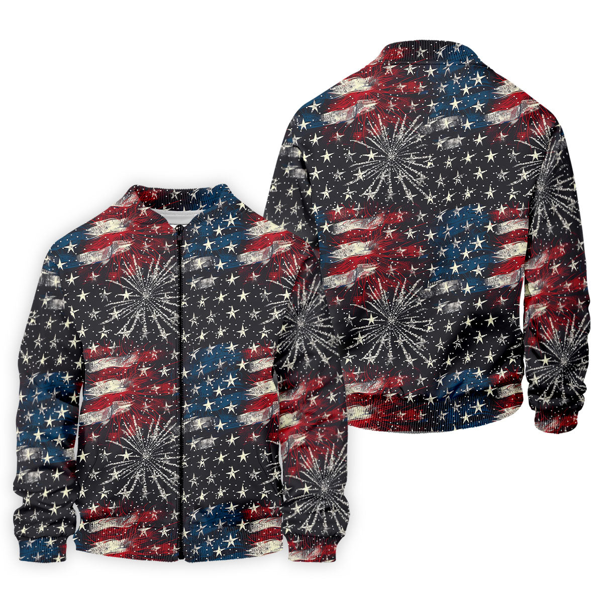 Patriotic American Flag Distressed Color 4th Of July Golf Shirts For Men, 250th Anniversary Polo ShirtFor Men