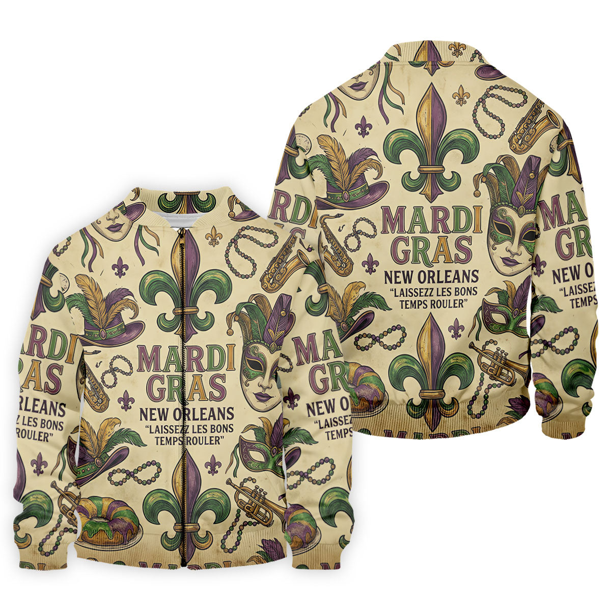 Mardi Gras New Orleans Fleur De Lis Carnival Hat Men's Golf Polo Shirtlf Shirts For Men