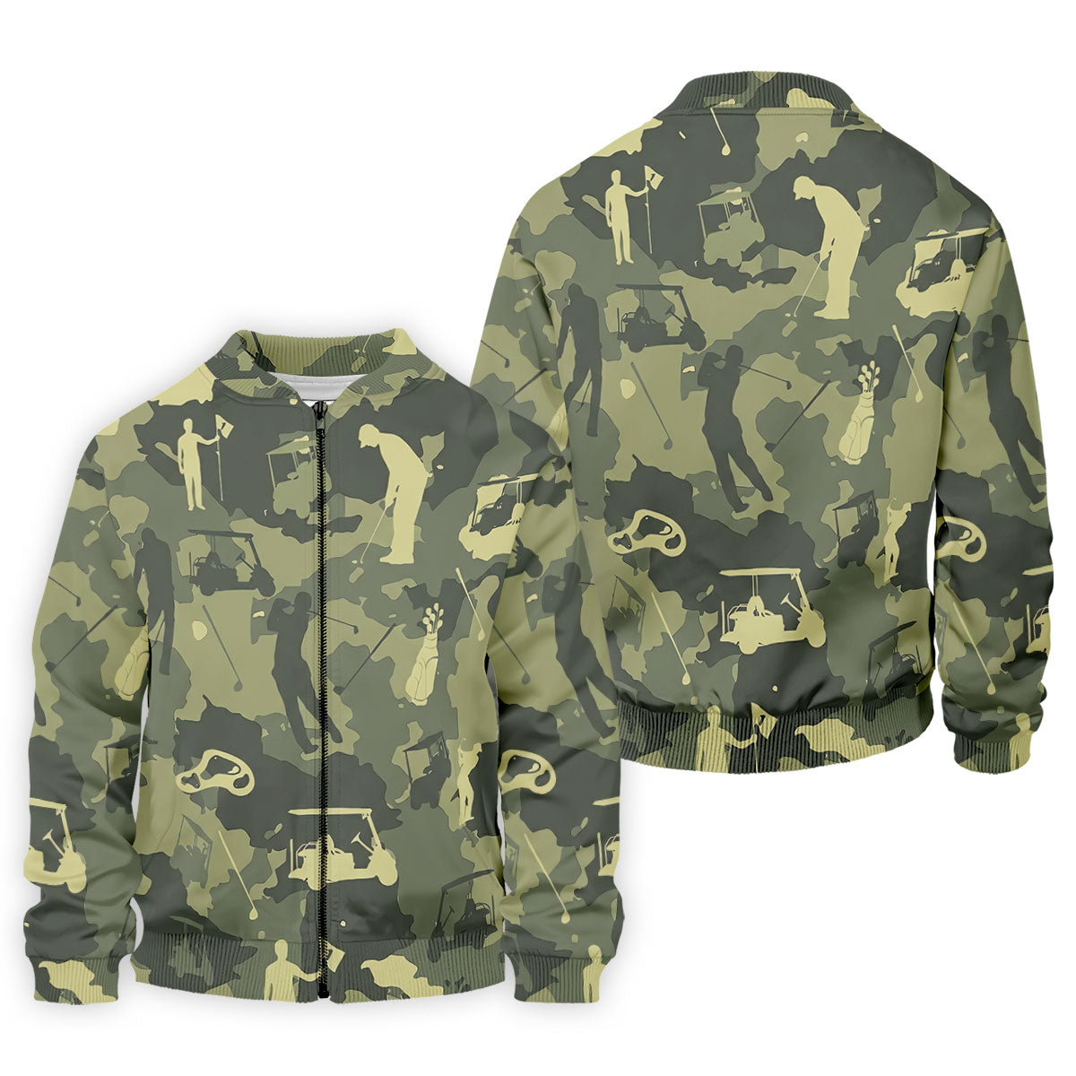 Golf Pose Camo Golf Shirt, Golf Tops For Men, Golf Shirts For Men, Golf Gift For Men