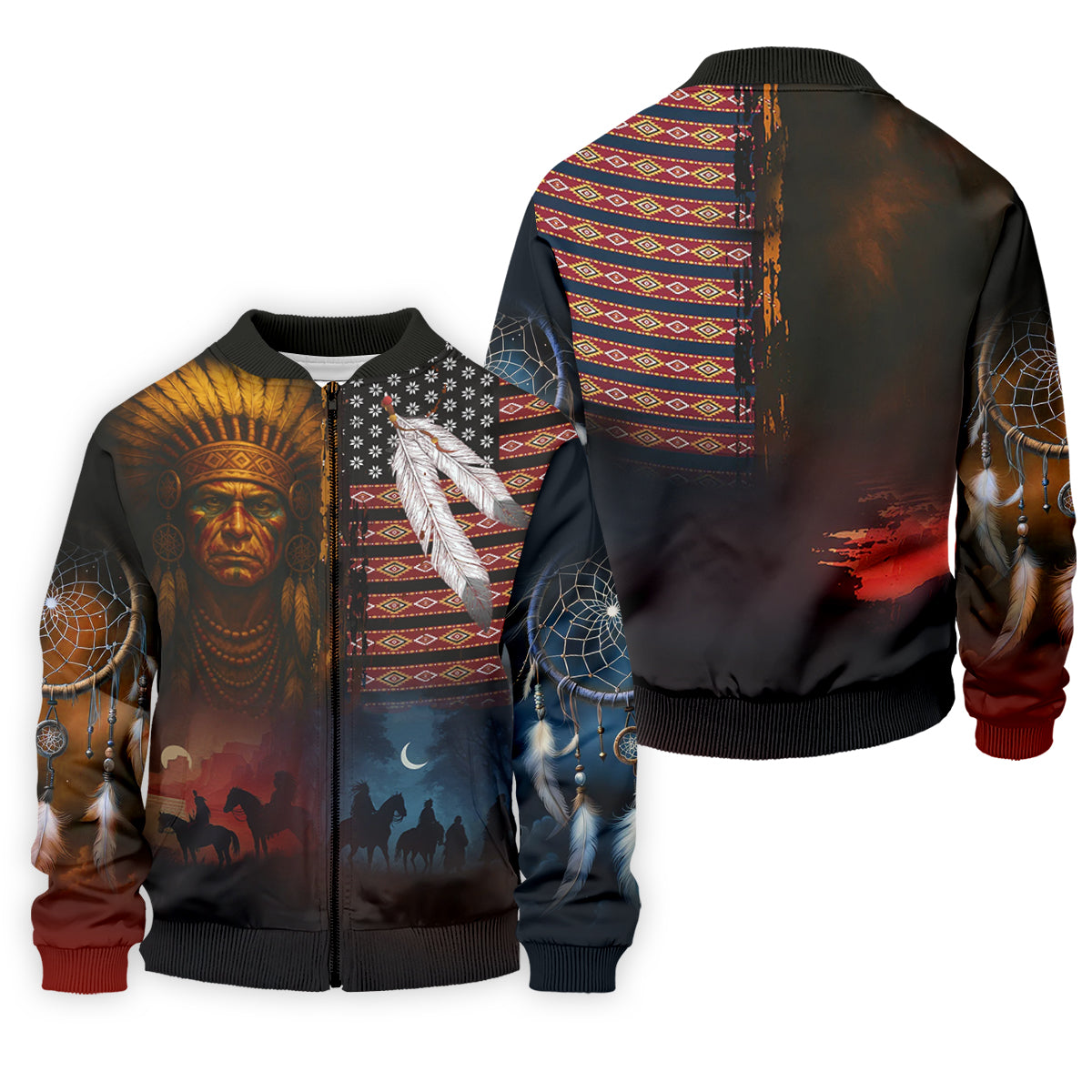 Native Heritage Red & Blue Golf Tops For Men, Native American Ancestry Polo Shirtor Men, Indigenous Peoples Month