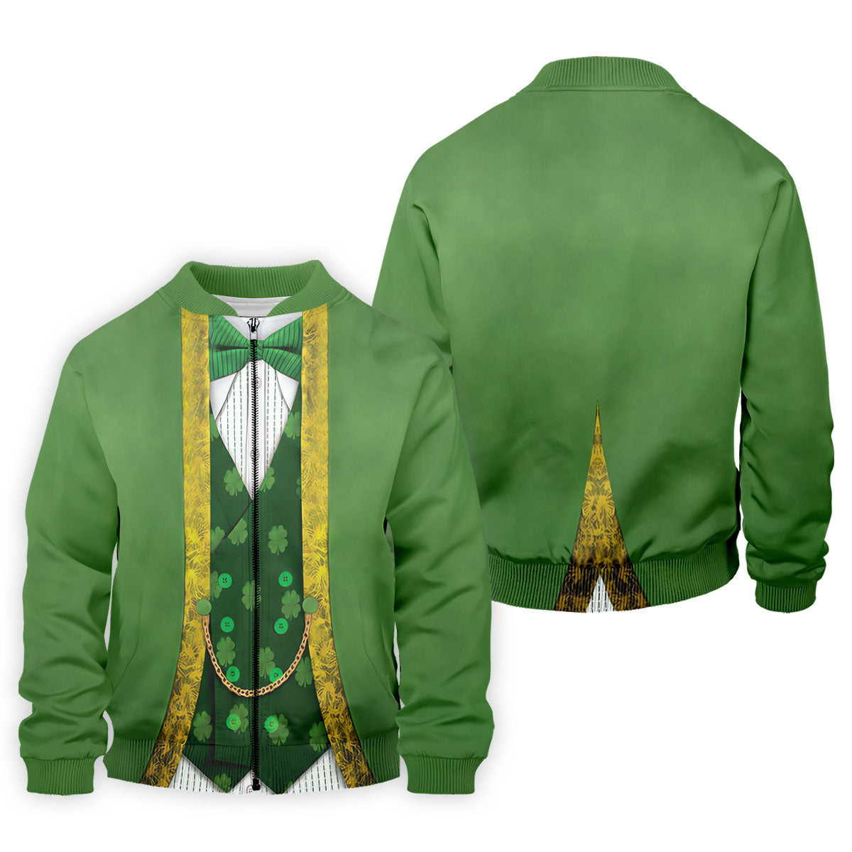 St Patrick's Day Leprechaun Costume Print Golf Tops For Men, Polo ShirtFor Men, Golf Shirts For Men
