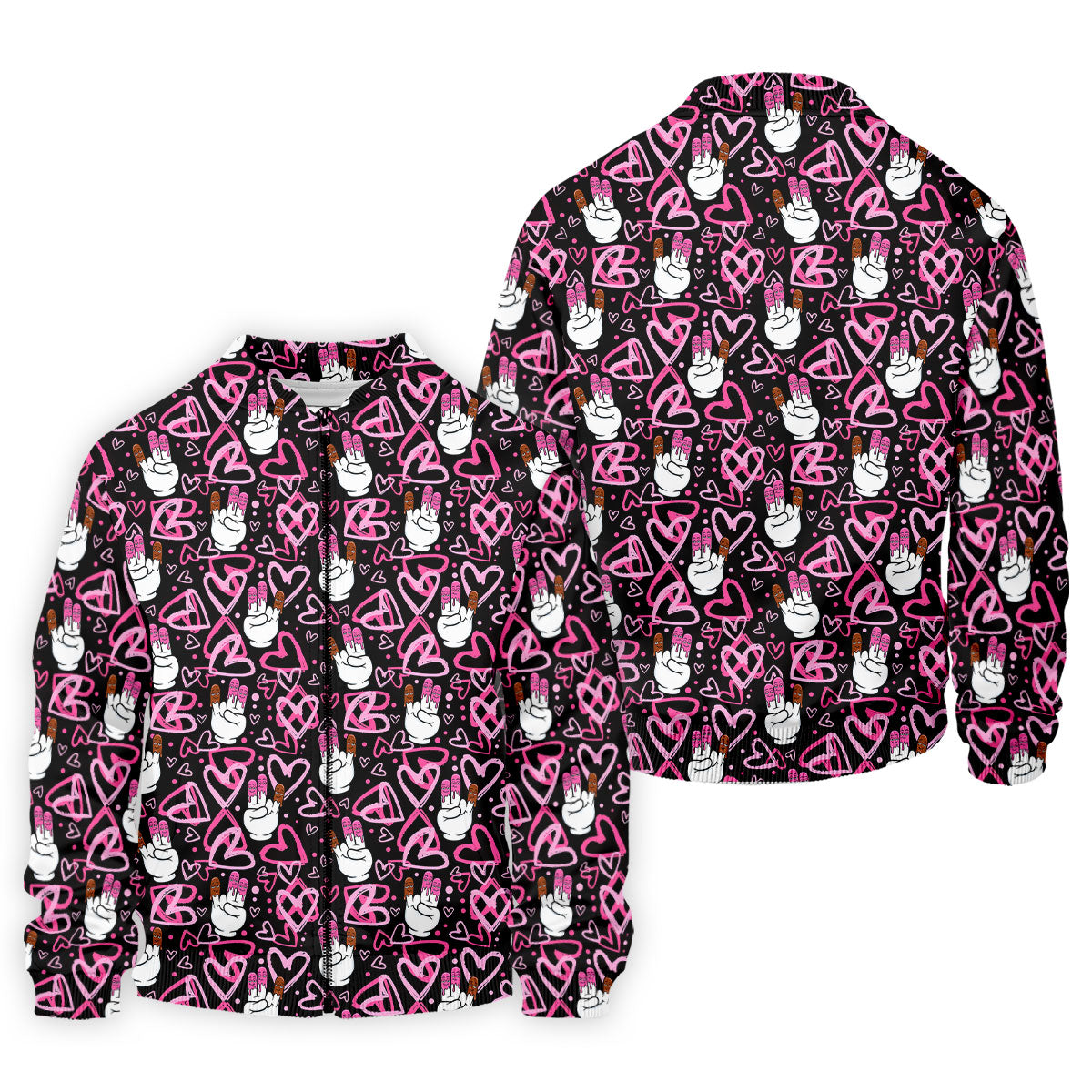 Chocolate Fingers Adult Humor Heart Pattern Fun Golf Shirts For Men, Valentines Golf Gift, Polo ShirtFor Men