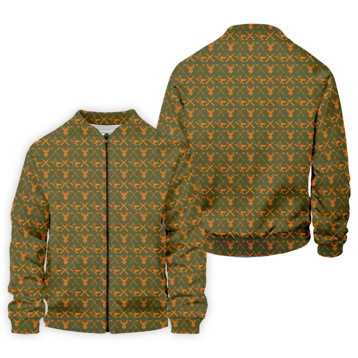 Duck And Deer Hunting Themed Golf Tops For Men, Golf Shirts For Men, Golf Gift For Dad