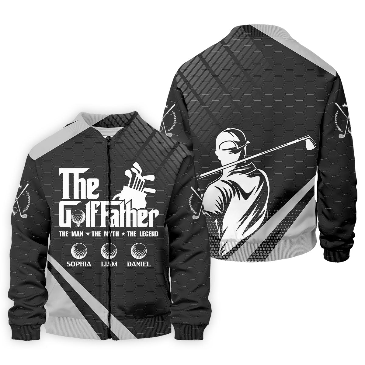 The Golf Father The Man The Myth The Legend Golf Tops For Men, Father's Day Golf Gift