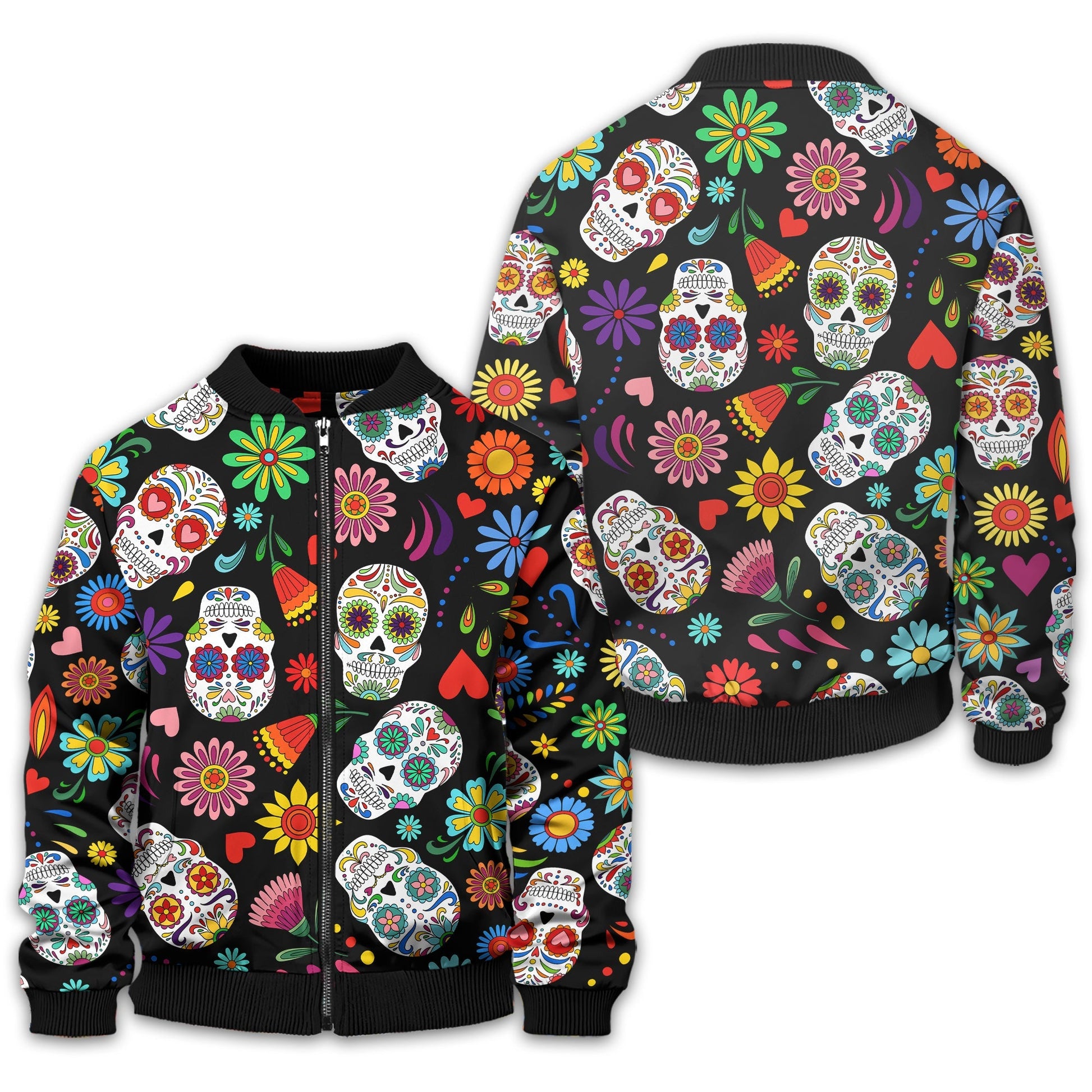 Fiesta Feeling Skull Men's Golf Polo ShirtFunny Golf Shirt, Gift For Golfers