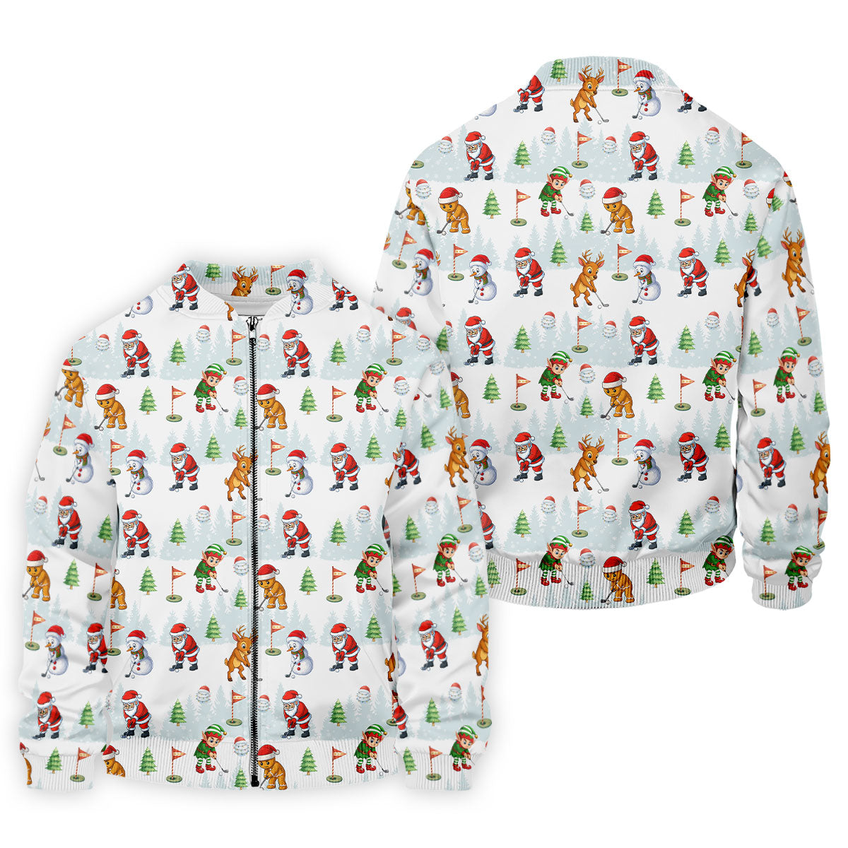 Classic Christmas Characters Golf Tops For Men, Cute Golf Outfit, Fun Golf Shirts For Men, Christmas Golf Shirt