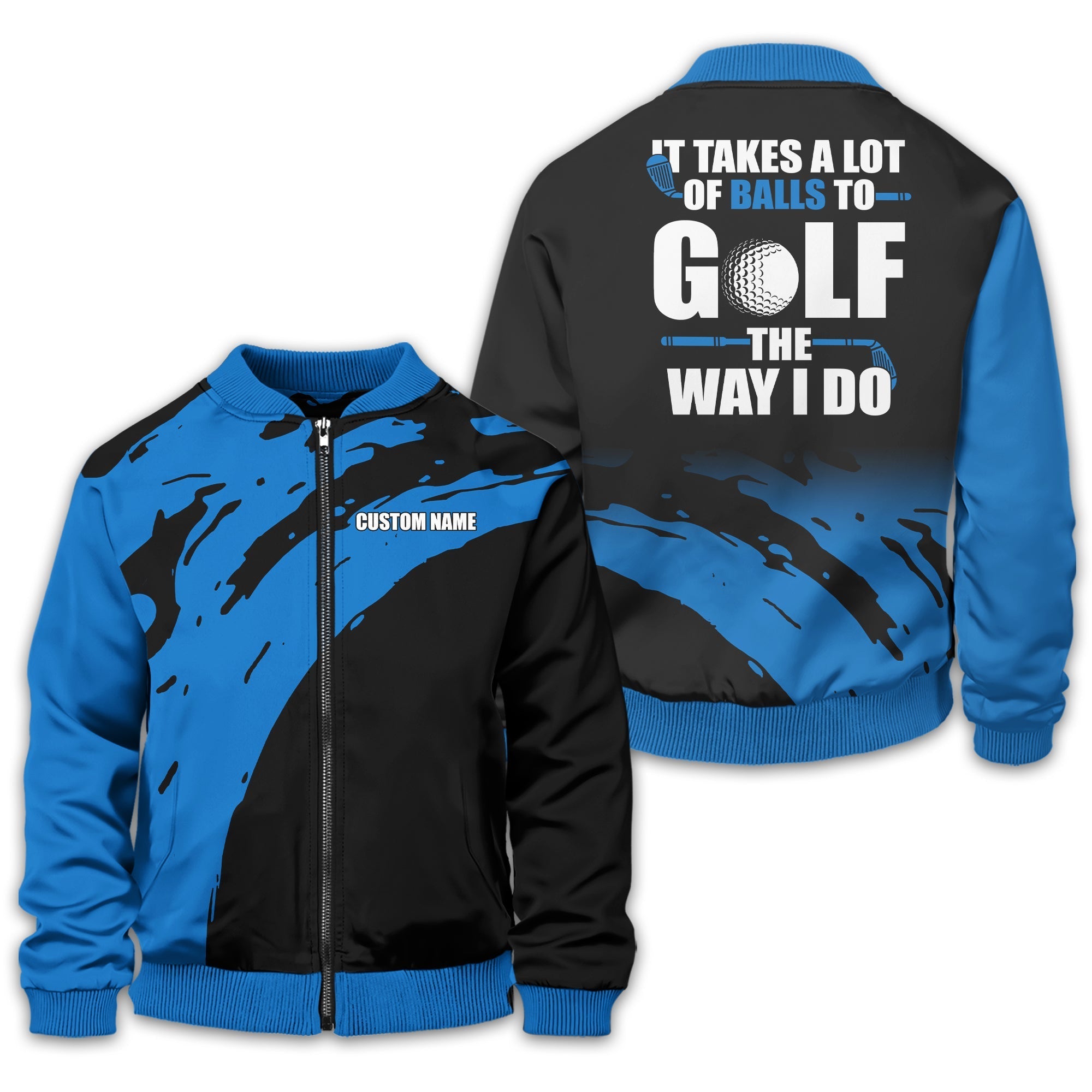 It Takes A Lot Of Balls To Golf The Way I Do Personalized Golf Polo ShirtGolf Shirt For Men, Gift For Golfers