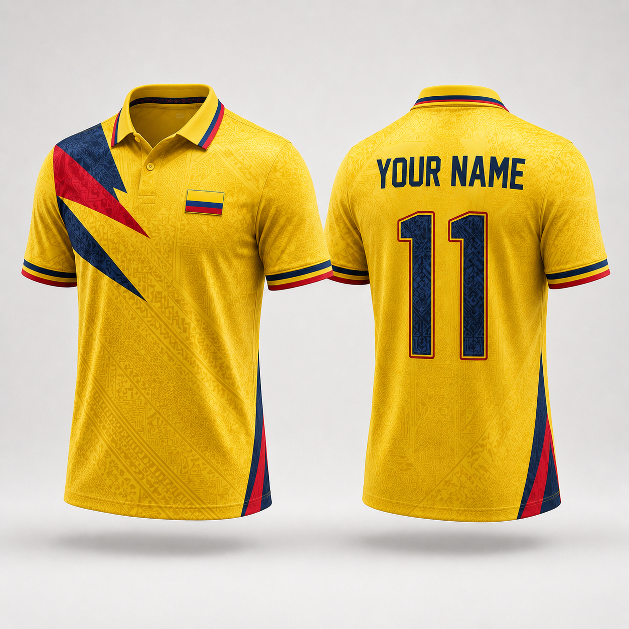 Colombian Heritage V-NeckMen Football Lover, Colombian Soccer Jersey, Soccer Fan Gift