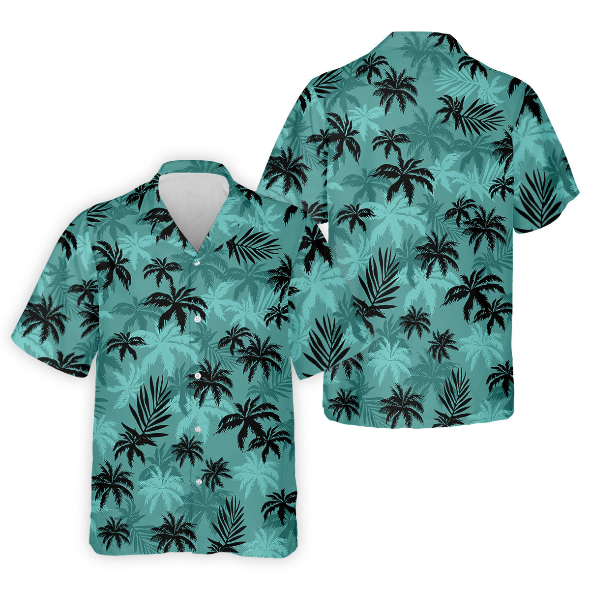Tropical Palm Leaves Golf Tops For Men, Hawaiian Golf Shirts, Polo ShirtFor Men, Golf Gift For Men