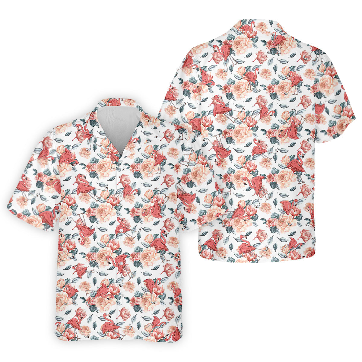 Floral Golf Shirt With Funny Flaming, Cute Golf Outfit, Mens Golf Polo Shirt Men Sweatshirt, Golfing Apparel