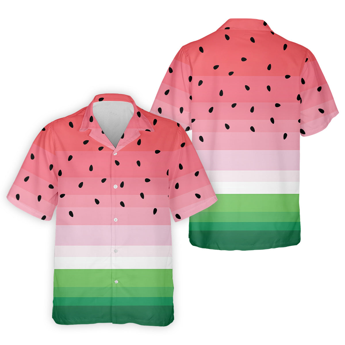 Watermelon Summer Mens Golf Polo Shirt Pink Golf Shirt, Unique Gift For Golfer, Golfing Apparel