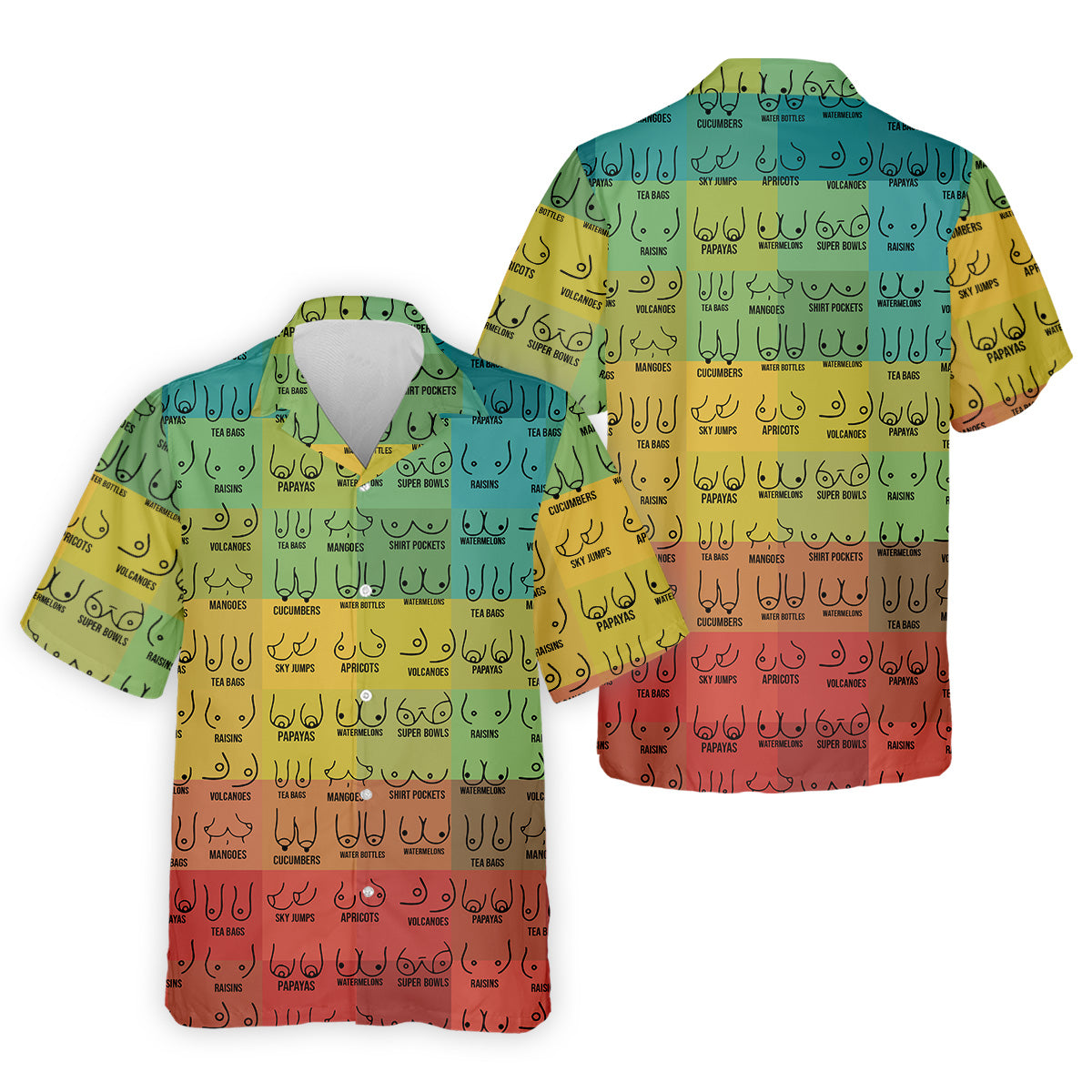 Colorful Fun Mens Golf Shirt, Golf Tops For Men, Gifts For Golf Lovers, Polo ShirtFor Men, Golfing Apparel