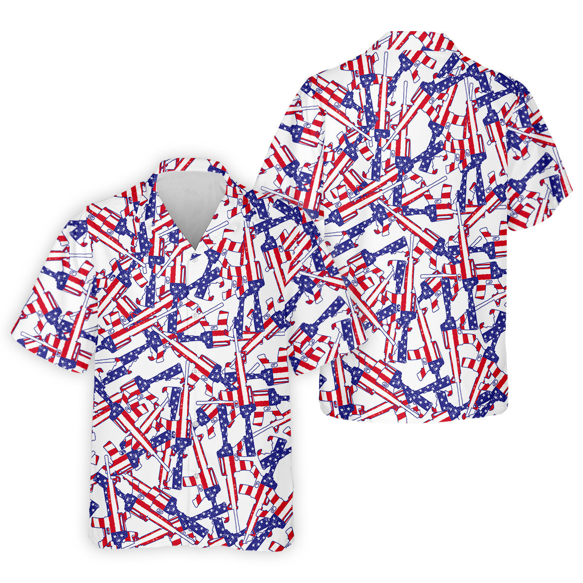 Men's Patriotic Golf Shirts, Golf Gift For Men, Golf Shirts For Men, Polo For Men
