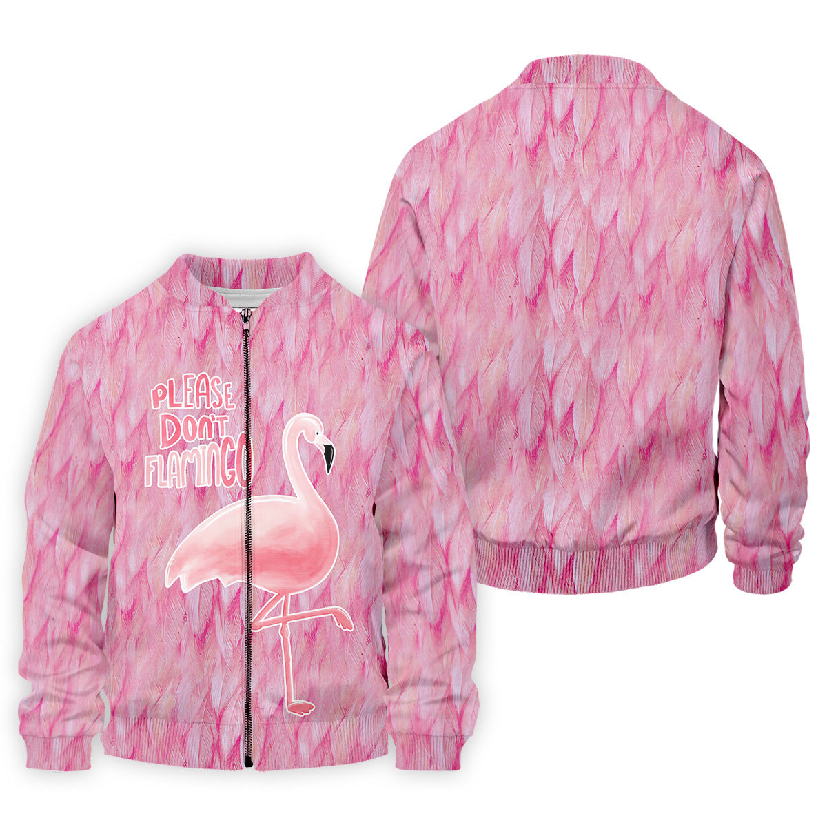Please Don't Flamingo Fun Golf Shirts For Men, Pink Flamingo Polo ShirtFor Men, Golf Gift For Men