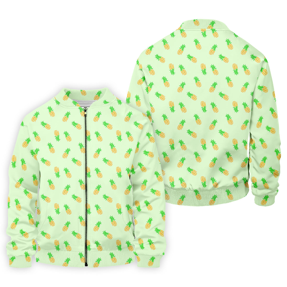 Pineapple Grenade Light Green Golf Tops For Men, Men Polo, Golf Gift For Men, Golfing Apparel