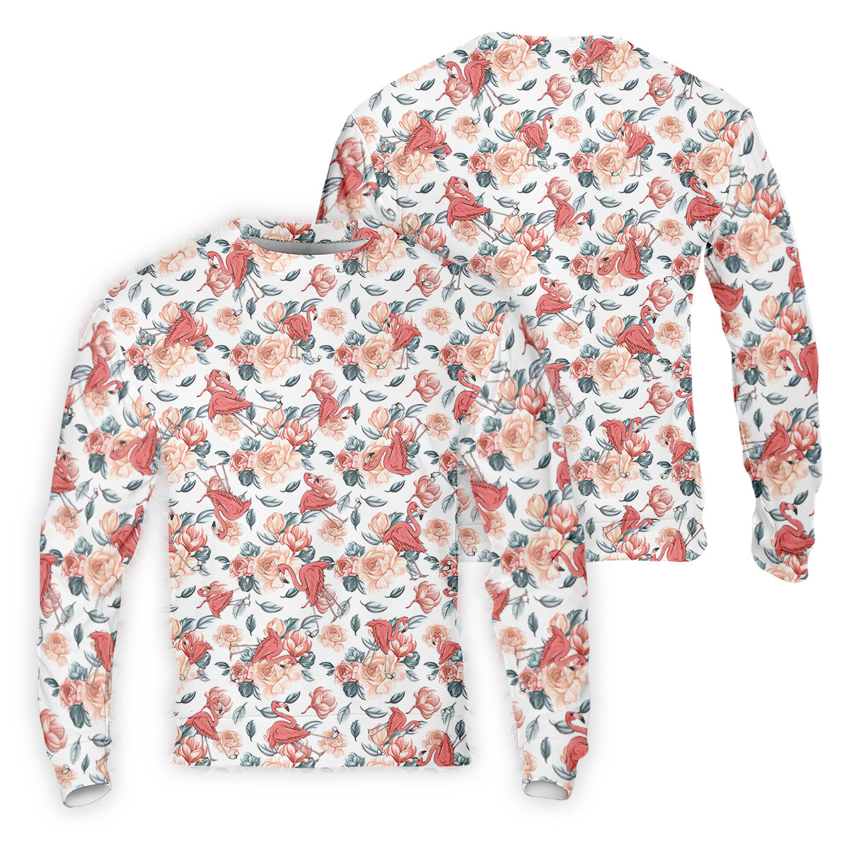 Floral Golf Shirt With Funny Flaming, Cute Golf Outfit, Mens Golf Polo Shirt Men Sweatshirt, Golfing Apparel