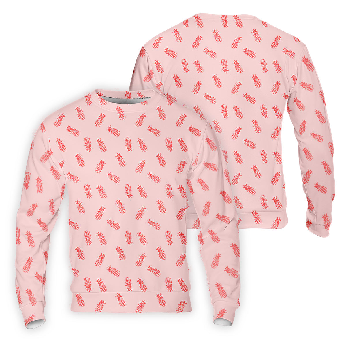 Pineapple Grenade Pink Golf Tops For Men, Men Polo, Golf Gift For Men, Golfing Apparel