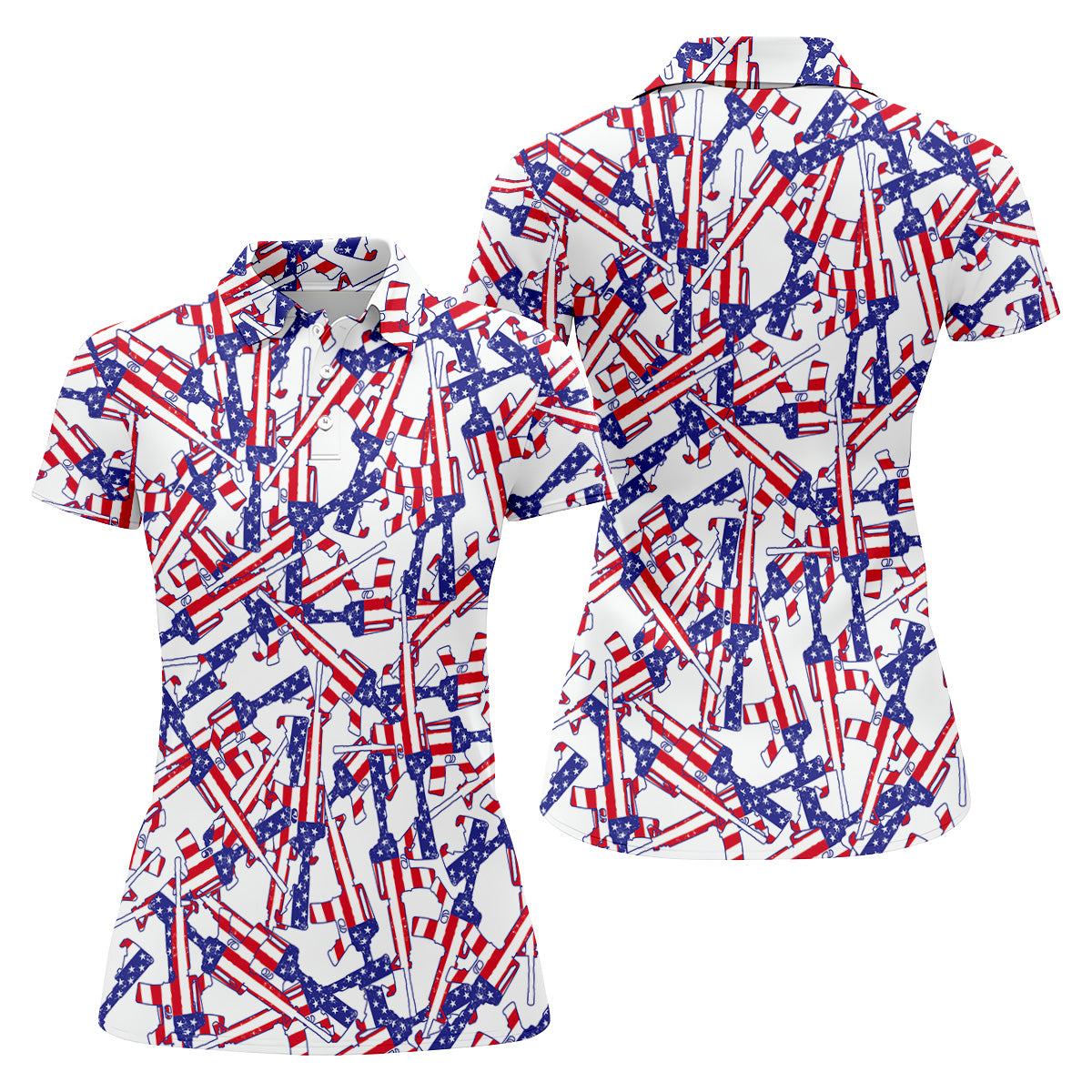 Ladies Patriotic Golf Shirts, Sleeveless Women's Golf Shirts, Ladies Golf Shirts, Golf Gifts For Women