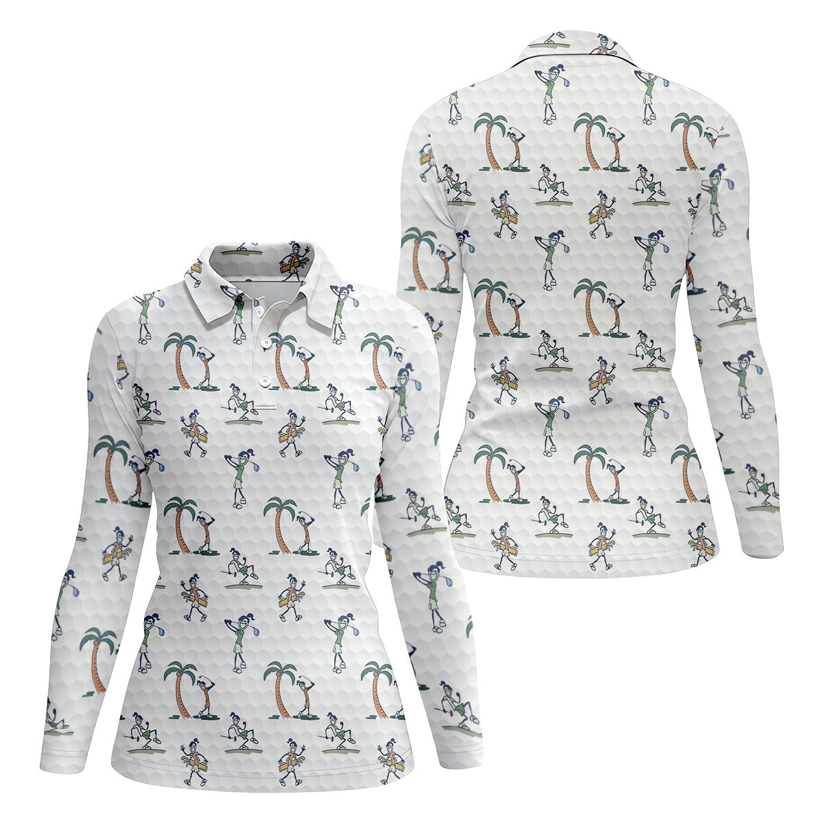 Funny Golfer Gang Golf Shirt Women, Golfer Pose Womens Golf Tops, Cute Golf Outfit, Ladies Golf Shirts