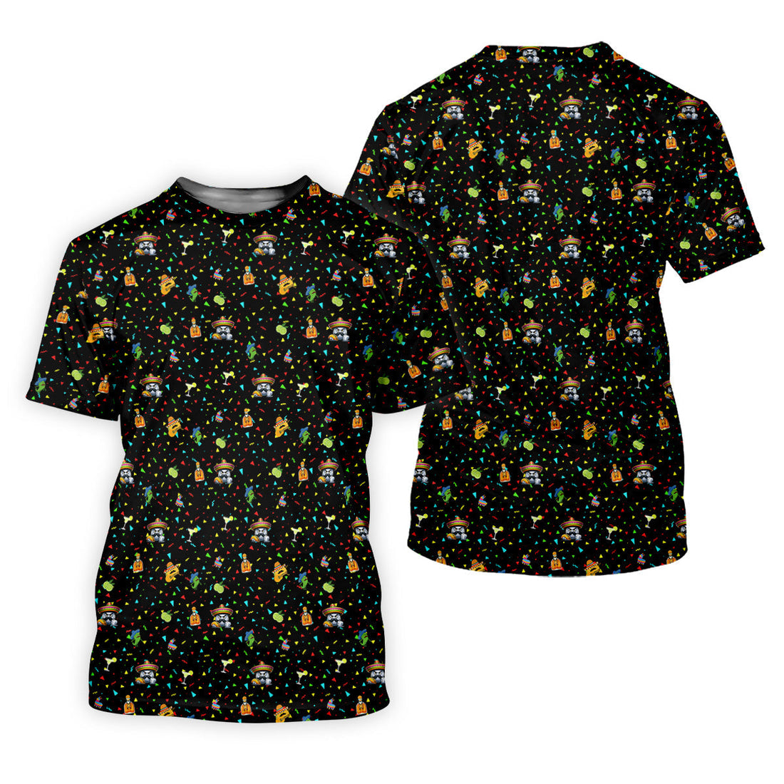 Fairway Fiesta Black Golf Polo ShirtFun Golf Shirts For Men, Polo ShirtFor Men, Golfing Apparel