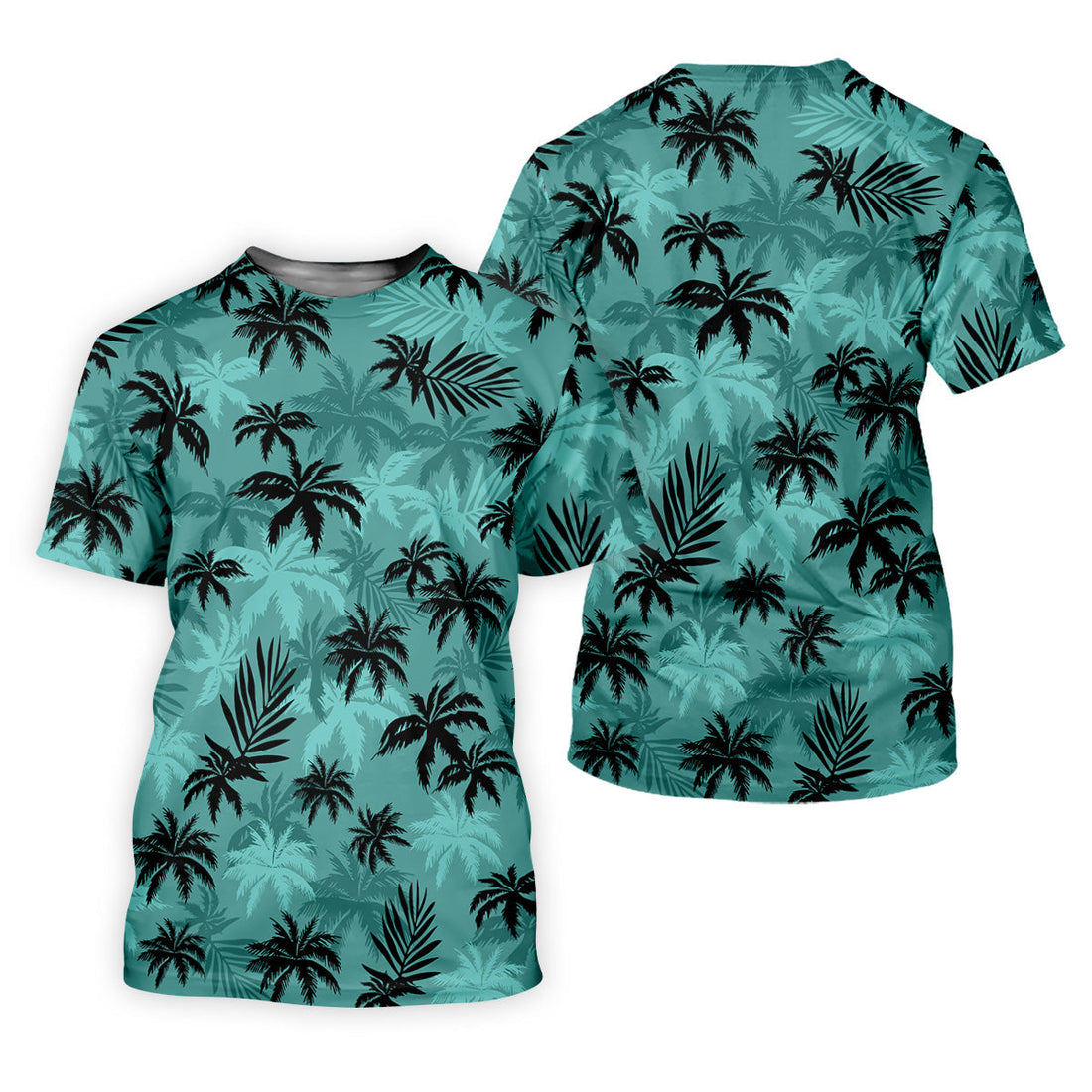 Tropical Palm Leaves Golf Tops For Men, Hawaiian Golf Shirts, Polo ShirtFor Men, Golf Gift For Men