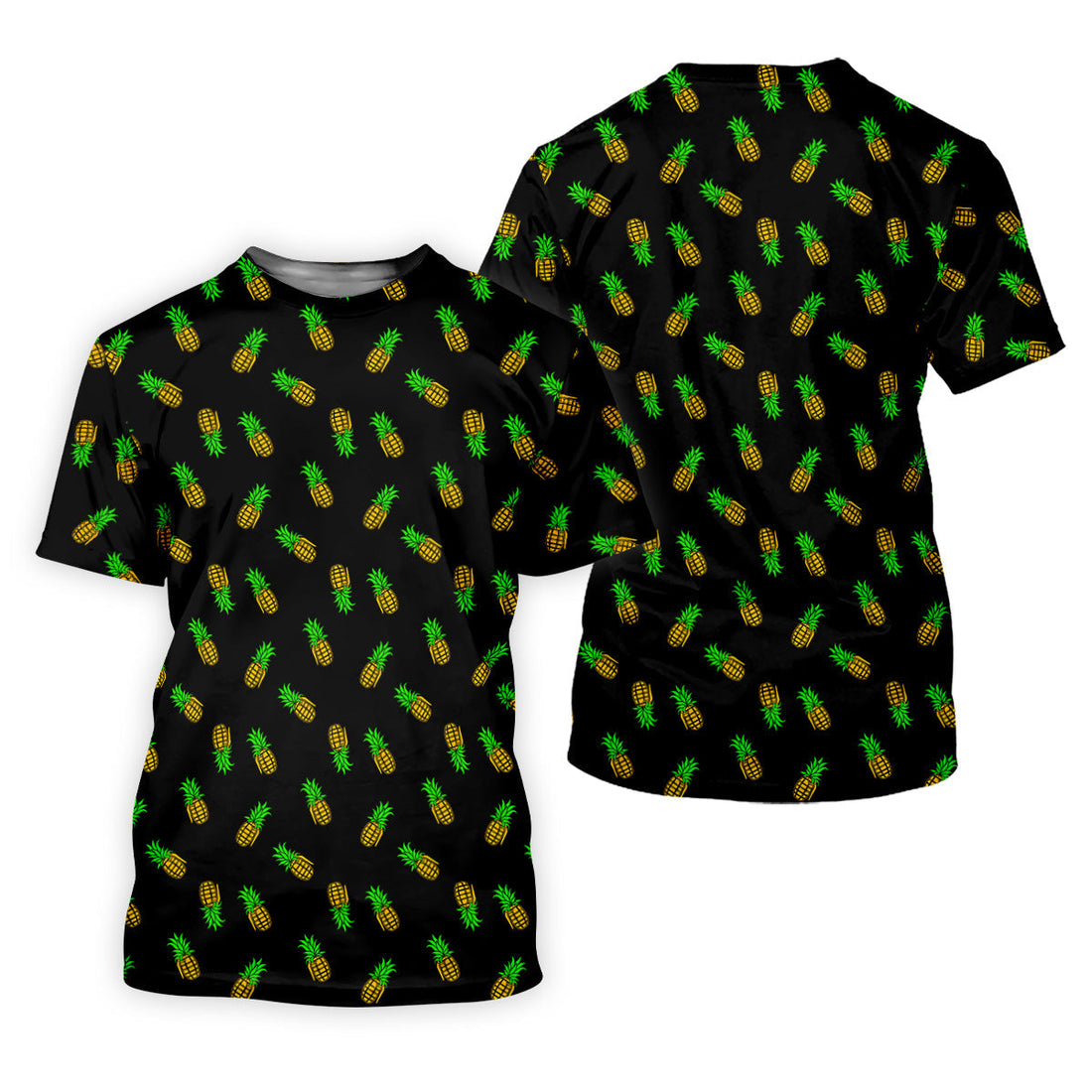 Pineapple Grenade Black And Yellow Women Golf Top, Cool Golf Gift, Ladies Golf Shirts, Golfing Apparel