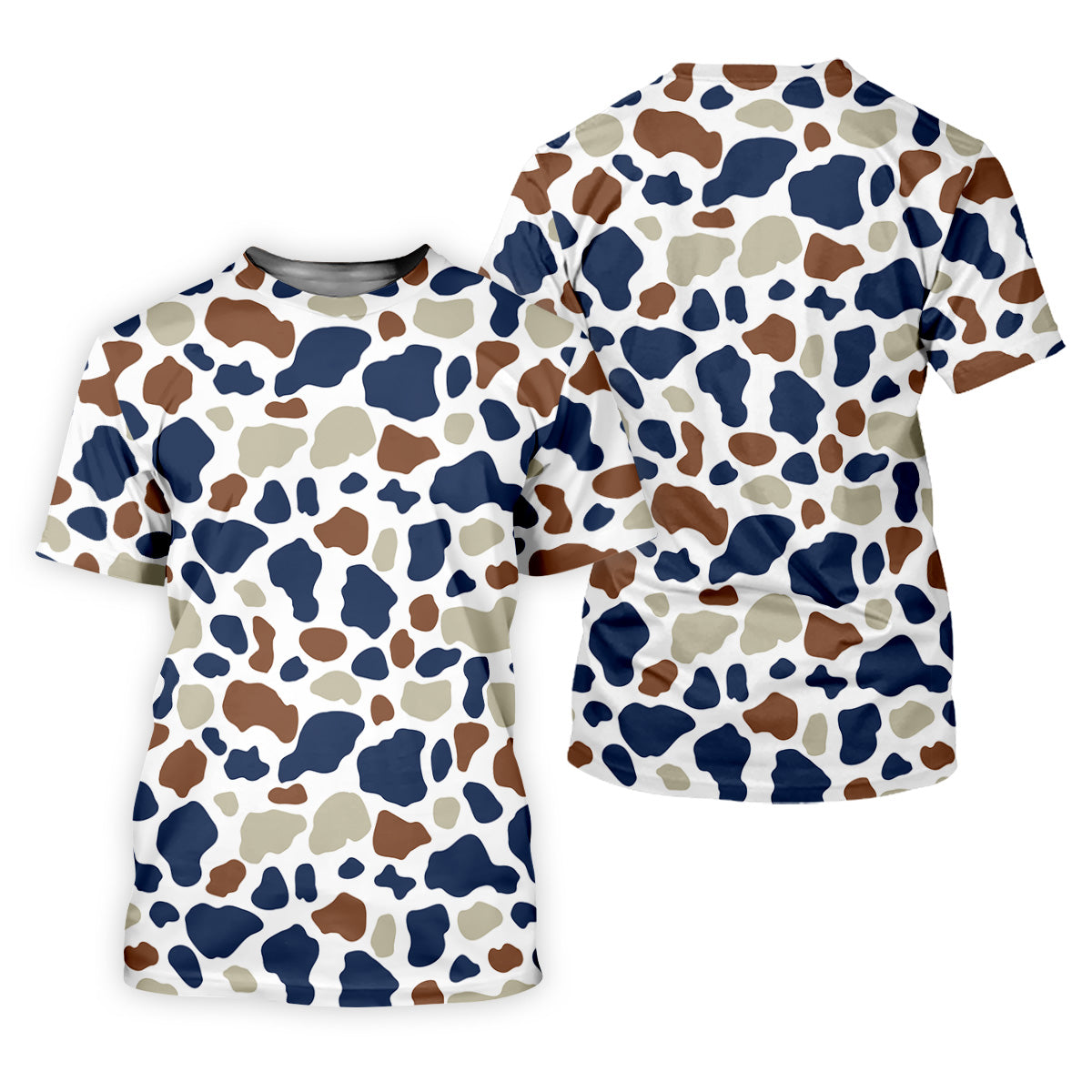Cow Print Pattern Golf Polo ShirtFun Women's Golf Shirts, Ladies Golf Polos, Golfing Apparel